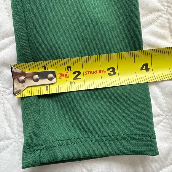 Lark & Ro Emerald Green Jersey Fabric Long Sleeve Wrap Tie Dress Size M - Picture 9 of 15